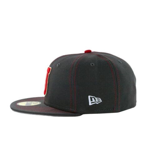 New Era 59Fifty World Baseball Classic 2023 Japan On Field Fitted Hat Graphite Red - Image 5