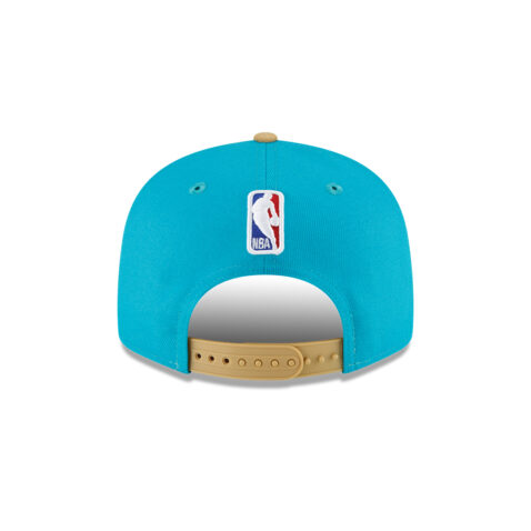 New Era 9Fifty Charlotte Hornets City Edition Adjustable Snapback Hat Blue Tan