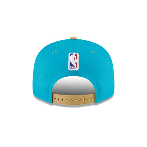 New Era 9Fifty Charlotte Hornets City Edition Adjustable Snapback Hat Blue Tan - Image 6