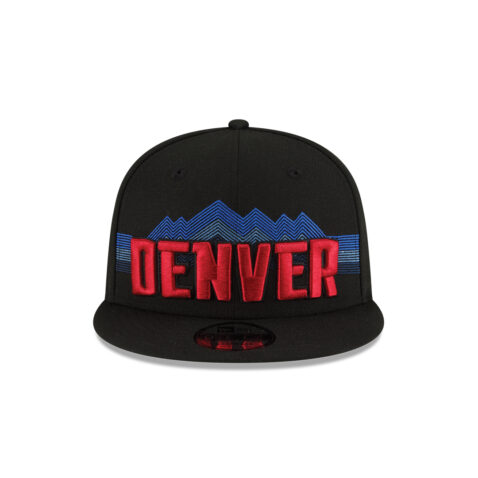 New Era 9Fifty Denver Nuggets City Edition Adjustable Snapback Hat Black - Image 4