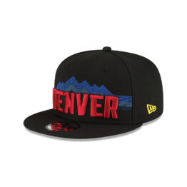 New Era 9Fifty Denver Nuggets City Edition Adjustable Snapback Hat Black