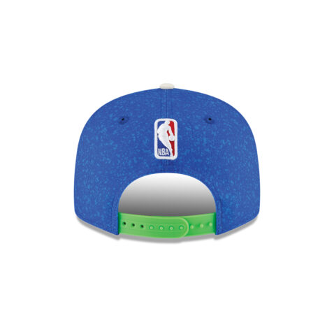New Era 9Fifty Milwaukee Bucks City Edition Adjustable Snapback Hat Blue White - Image 6