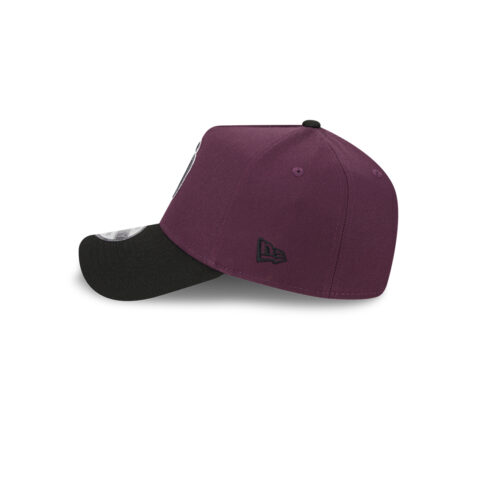 New Era 9Forty A-Frame San Diego Padres Two-Tone Adjustable Snapback Hat Plum Black