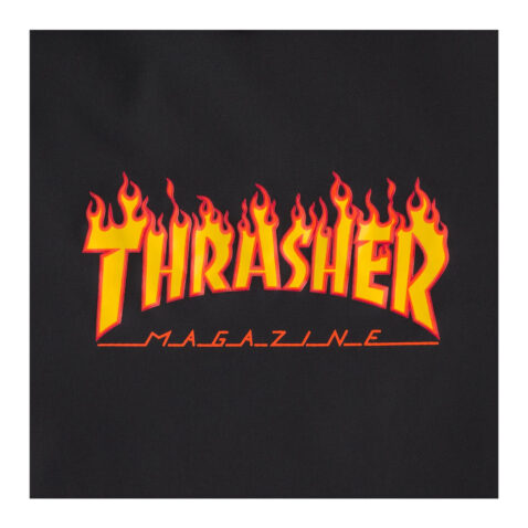 Santa Cruz x Thrasher Flame Dot Coach Jacket Black