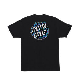 Santa Cruz x Thrasher Flame Dot Shortsleeve Heavyweight T-Shirt Black