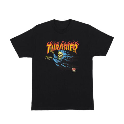 Santa Cruz x Thrasher O’Brien Reaper Shortsleeve Heavyweight T-Shirt Black