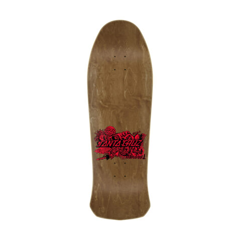 Santa Cruz x Thrasher Salba Oops Skate Deck Brown 10.4 inch x 32 inch