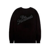 The Hundreds Slant Crest Long Sleeve T-Shirt Black back