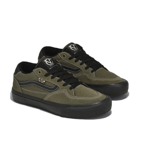 Vans Skate Rowan Shoe Olive Black