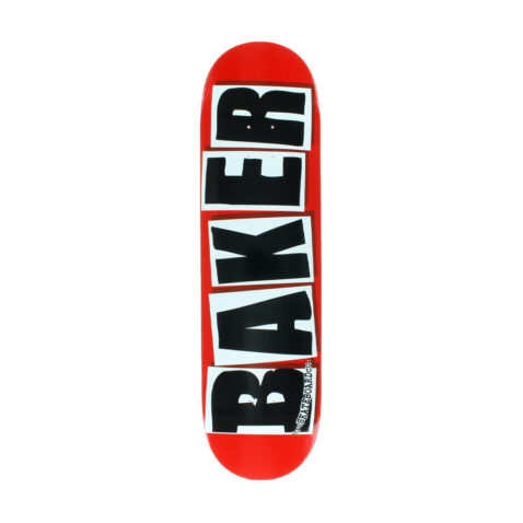 Baker Brand Logo Deck 8.38 Black Red