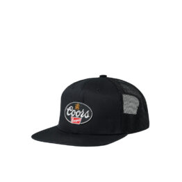 Brixton x Coors Griffin Trucker Adjustable Snapback Hat Black