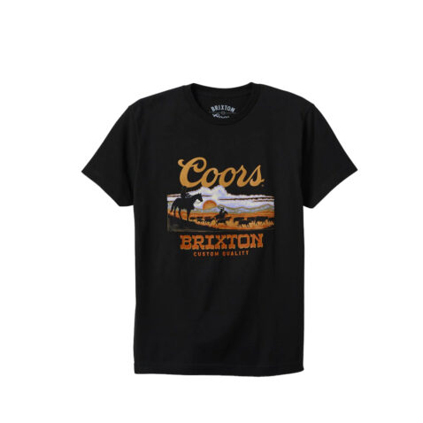 Brixton x Coors Sunset Short Sleeve T-Shirt Black