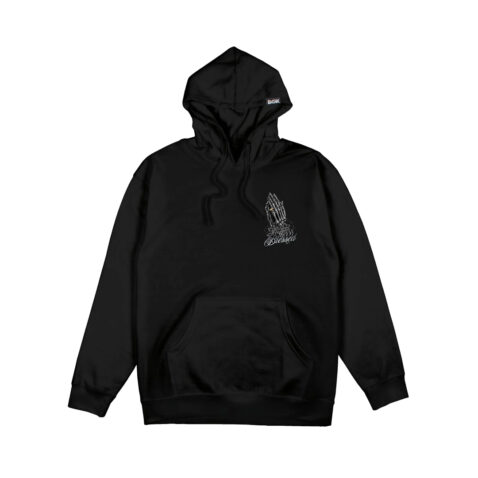 DGK Devoted Hooded Fleece Pullover Black