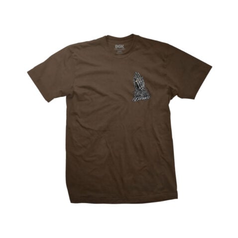 DGK Devoted Short Sleeve T-Shirt Dark Chocolate