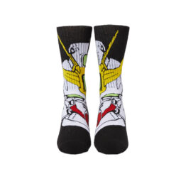 HUF x Gundam Wing Crew Socks Black