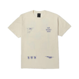 HUF x Gundam Wing Heads Short Sleeve T-Shirt Bone White