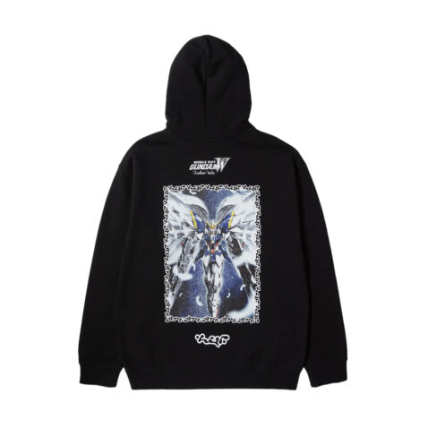 HUF x Gundam Wing Pullover Hoodie Black