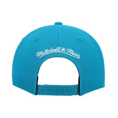 Mitchell & Ness Charlotte Hornets Team Ground 2.0 Stretch Adjustable Snapback Hat Teal