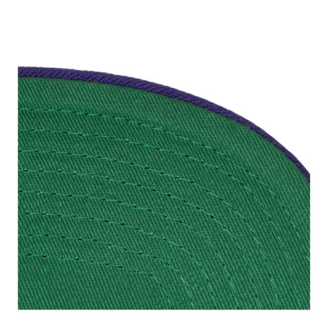 Mitchell & Ness Charlotte Hornets Team Two Tone 2.0 Stretch Adjustable Snapback Hat Teal Purple - Image 3