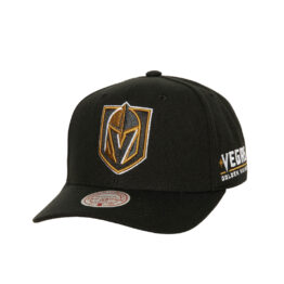 Mitchell & Ness Las Vegas Golden Knights Icon Grail Pro Adjustable Snapback Hat Black