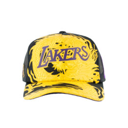 Mitchell & Ness Los Angeles Lakers Year Of The Dragon Adjustable Snapback Hat Black