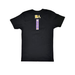 Mitchell & Ness Los Angeles Lakers Year Of The Dragon Short Sleeve T-Shirt Black Gold