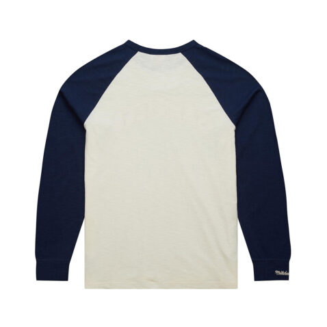 Mitchell & Ness San Diego Padres Legendary Slub Long Sleeve T-Shirt Cream Dark Navy