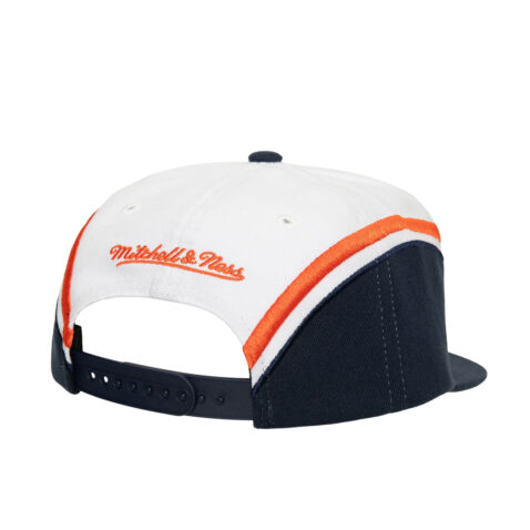 Mitchell & Ness San Diego Padres Overhead Cooperstown Adjustable Snapback Hat White Blue - Image 2