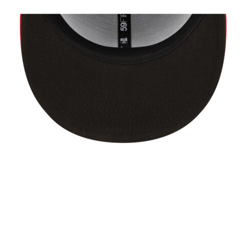New Era 59Fifty Los Angeles Angels of Anaheim Alternate Authentic Collection On Field Fitted Hat Dark Navy Red - Image 6