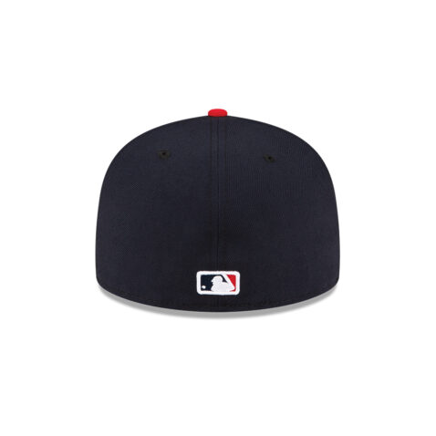 New Era 59Fifty Los Angeles Angels of Anaheim Alternate Authentic Collection On Field Fitted Hat Dark Navy Red - Image 7