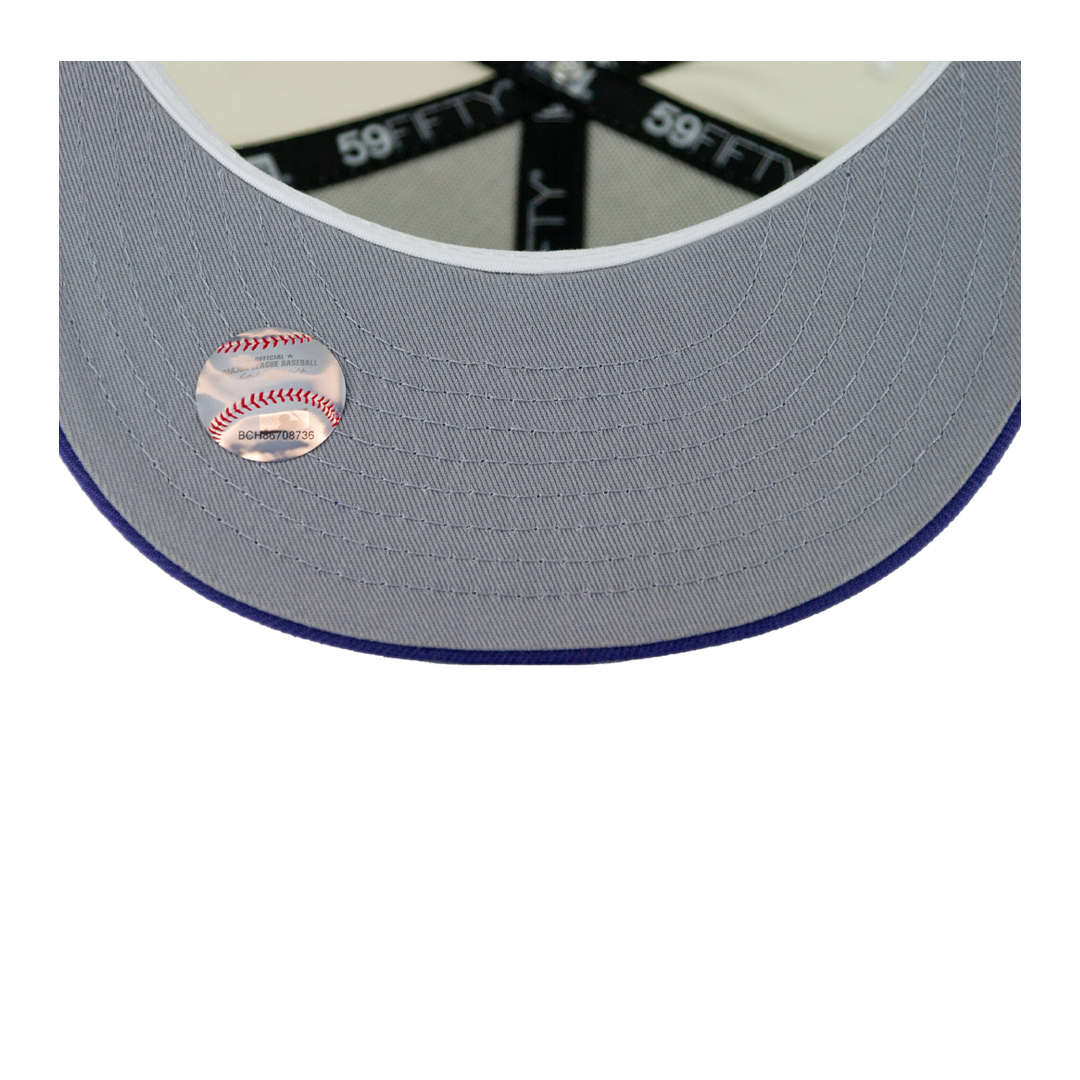 New Era 59Fifty San Diego Padres Purple Haze Fitted Hat Chrome White New Orchid Purple New Era 59Fifty San Diego Padres Purple Haze Fitted Hat Chrome White New Orchid Purple - Image 7