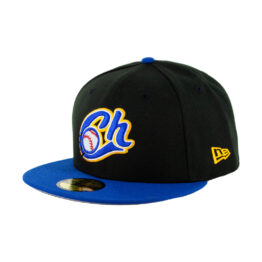 New Era 59Fifty Charros de Jalisco Two Tone Fitted Hat Black Royal Blue
