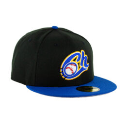 New Era 59Fifty Charros de Jalisco Two Tone Fitted Hat Black Royal Blue