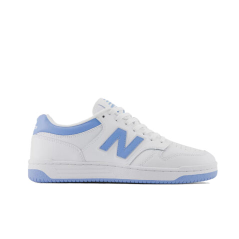 New Balance Numeric 480 Shoes White Blue - Image 2