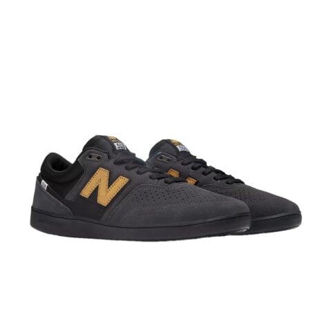 New Balance Numeric Brandon Westgate 508 Shoe Black Yellow - Image 4
