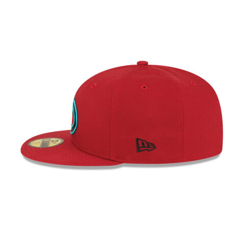New Era 59Fifty Arizona Diamondbacks Alternate 2 Authentic Collection On Field Fitted Hat Red - Image 2