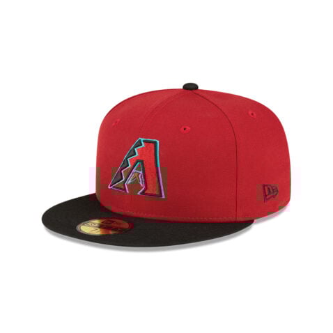 New Era 59Fifty Arizona Diamondbacks Home Authentic Collection On Field Fitted Hat Red Black