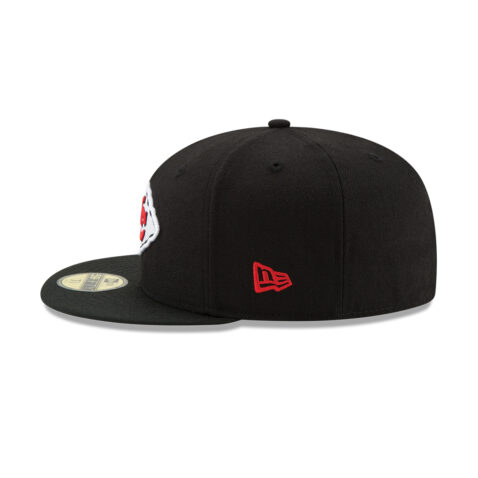 New Era 59Fifty Kansas City Chiefs Super Bowl LVIII Side Patch Fitted Hat Black - Image 2