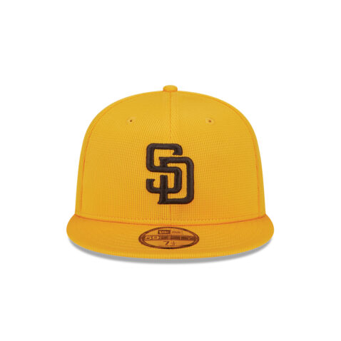 New Era 59Fifty San Diego Padres Spring Training 2024 Fitted Hat Gold Brown
