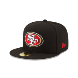 New Era 59Fifty San Francisco 49ers Super Bowl LVIII Side Patch Fitted Hat Black