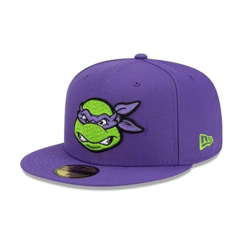 New Era 59Fifty TMNT Donatello Fitted Hat Purple