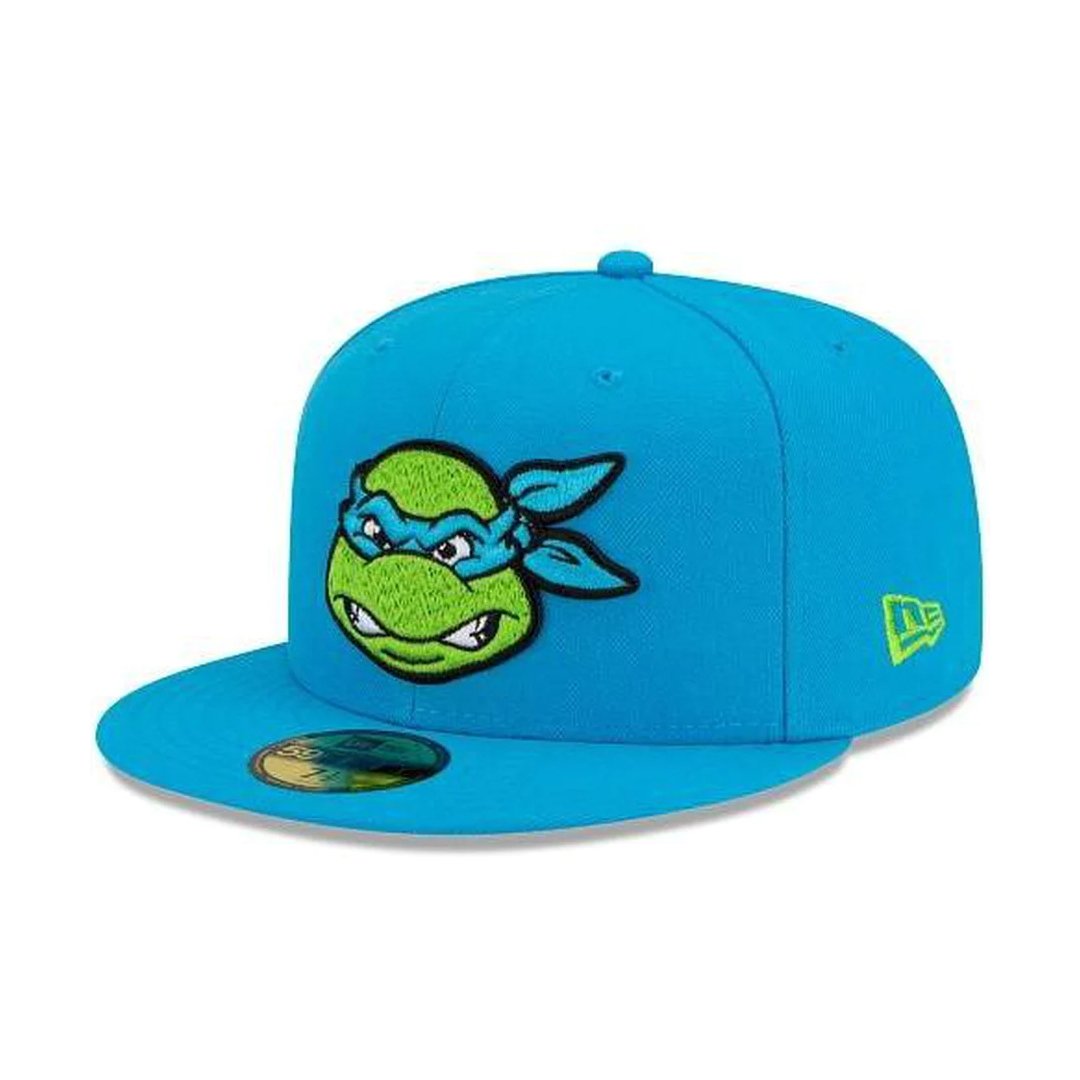 New Era 59Fifty TMNT Leonardo Fitted Hat Turquoise - Billion