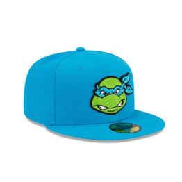 New Era 59Fifty TMNT Leonardo Fitted Hat Turquoise