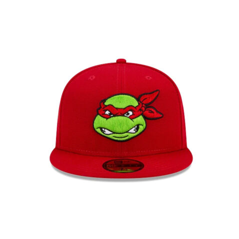New Era 59Fifty TMNT Raphael Fitted Hat Red