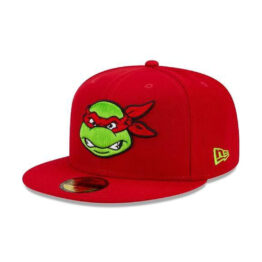 New Era 59Fifty TMNT Raphael Fitted Hat Red