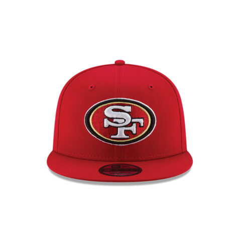 New Era 9Fifty San Francisco 49ers Super Bowl LVIII Side Patch Adjustable Snapback Hat Red