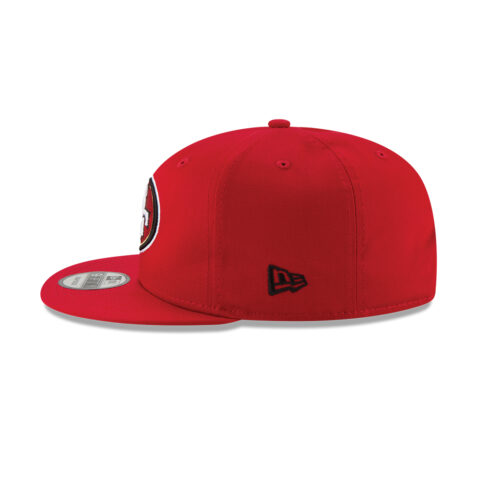 New Era 9Fifty San Francisco 49ers Super Bowl LVIII Side Patch Adjustable Snapback Hat Red