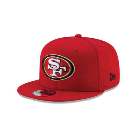 New Era 9Fifty San Francisco 49ers Super Bowl LVIII Side Patch Adjustable Snapback Hat Red