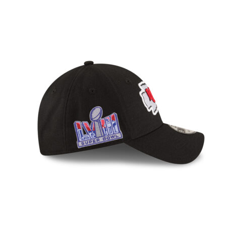 New Era 9Forty Kansas City Chiefs Super Bowl LVIII Side Patch The League Adjustable Strapback Hat Black - Image 5