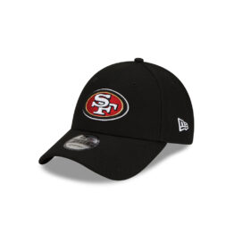 New Era 9Forty San Francisco 49ers Super Bowl LVIII Side Patch Adjustable Strapback Hat Black